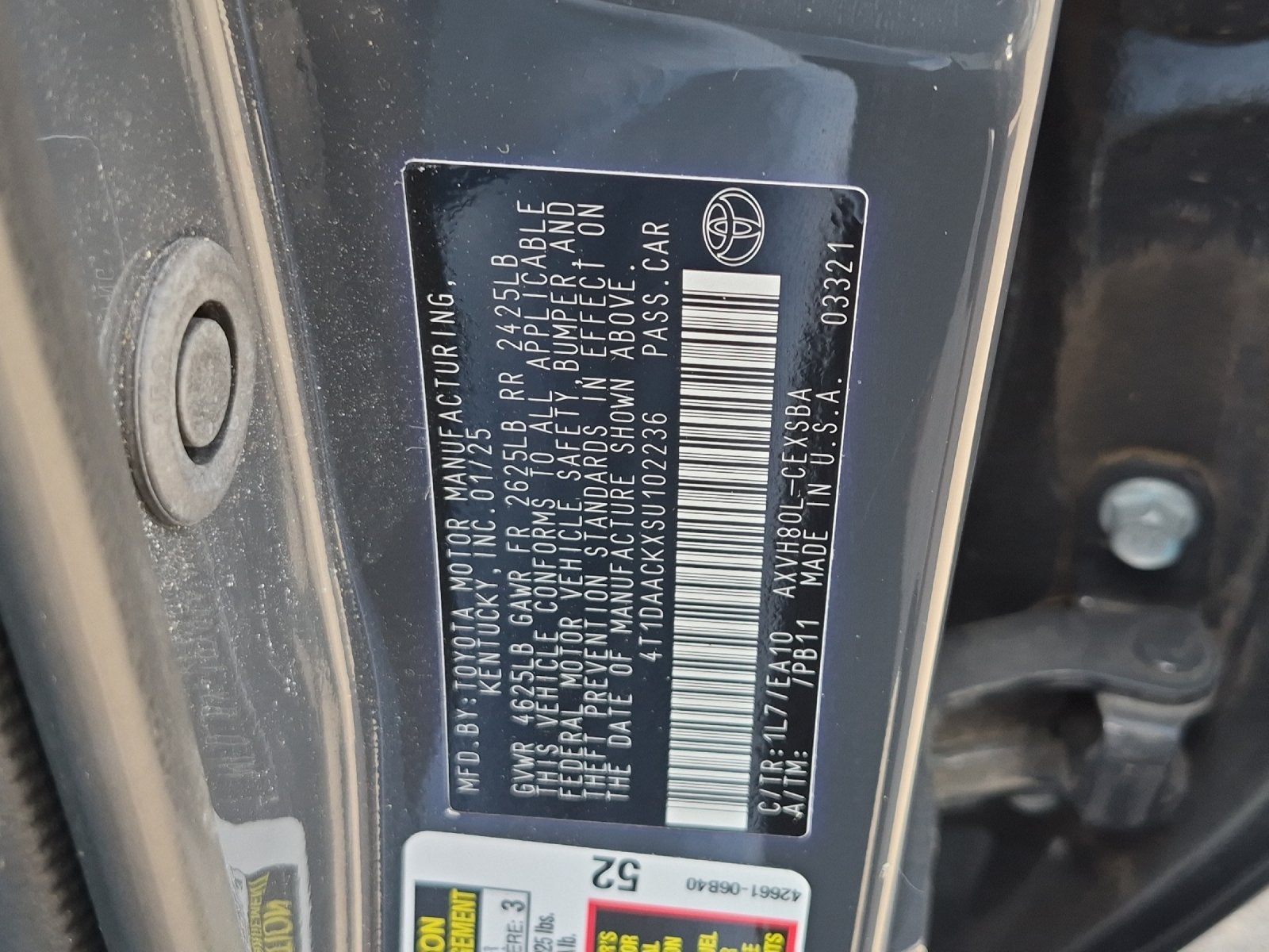 2025 Toyota Camry SE