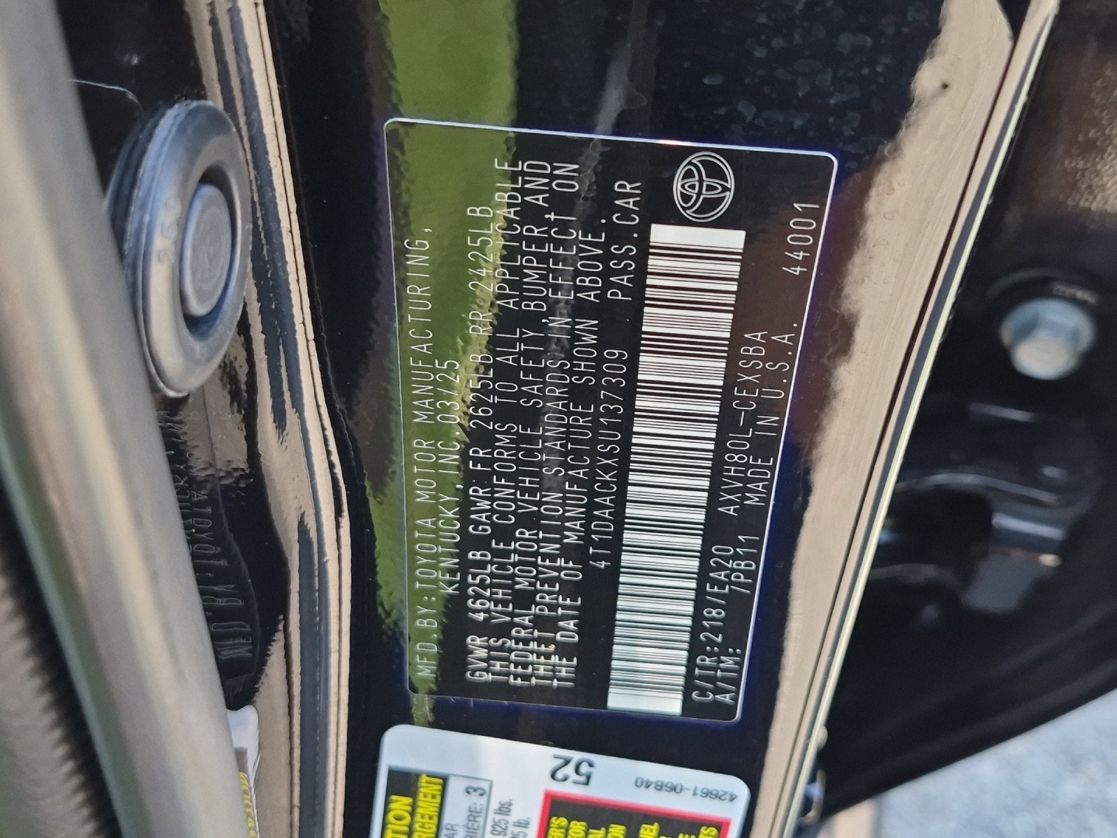 2025 Toyota Camry SE