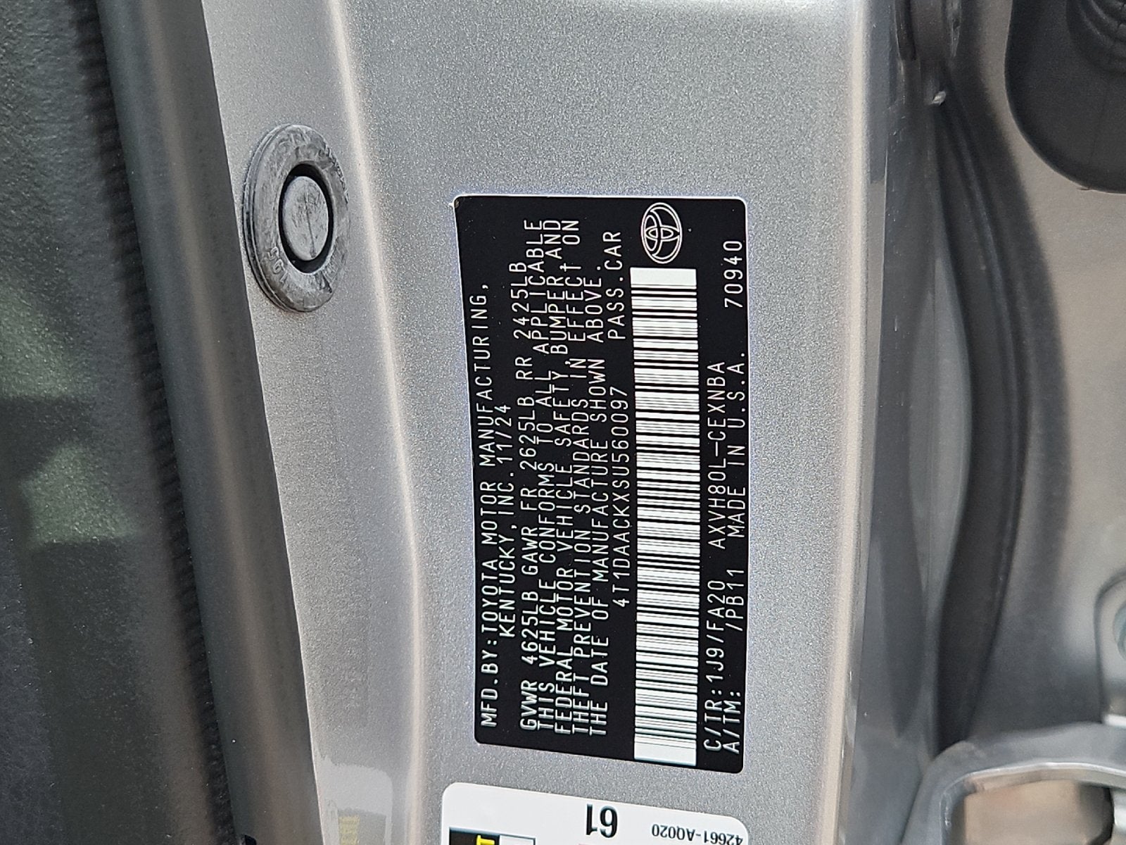 2025 Toyota Camry LE