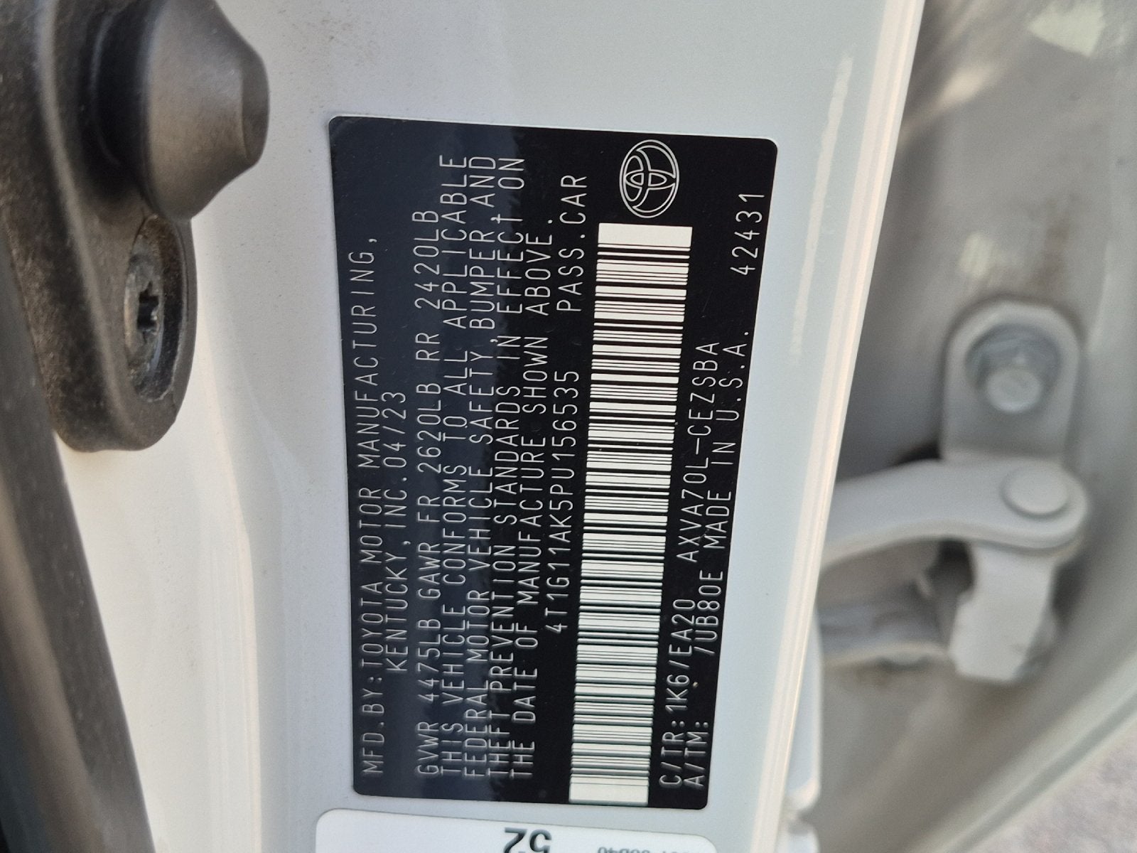 2023 Toyota Camry SE