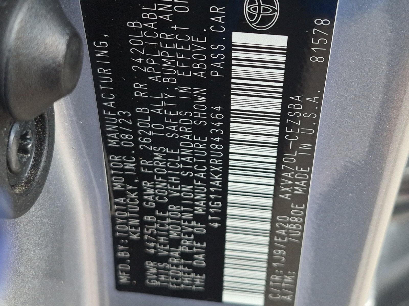 2024 Toyota Camry SE