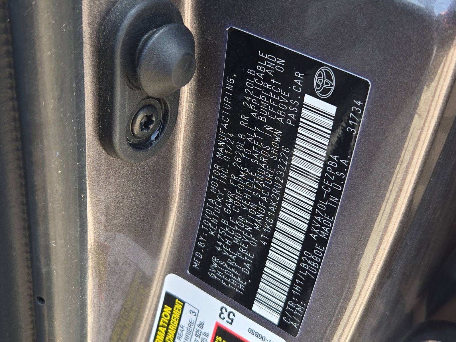 2024 Toyota Camry XSE