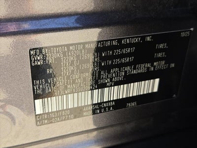2025 Toyota RAV4 LE