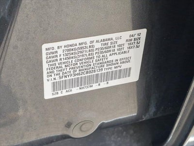 2012 Honda Pilot EX-L