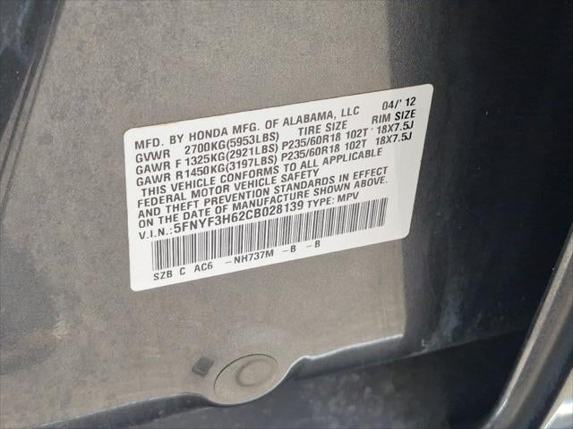 2012 Honda Pilot EX-L