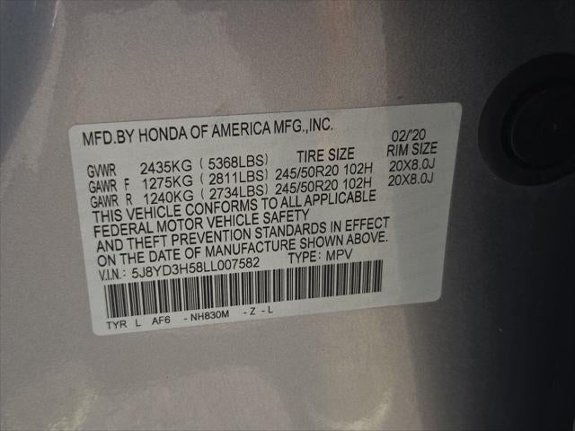2020 Acura MDX Technology