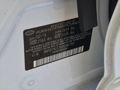 2017 Hyundai Elantra SE