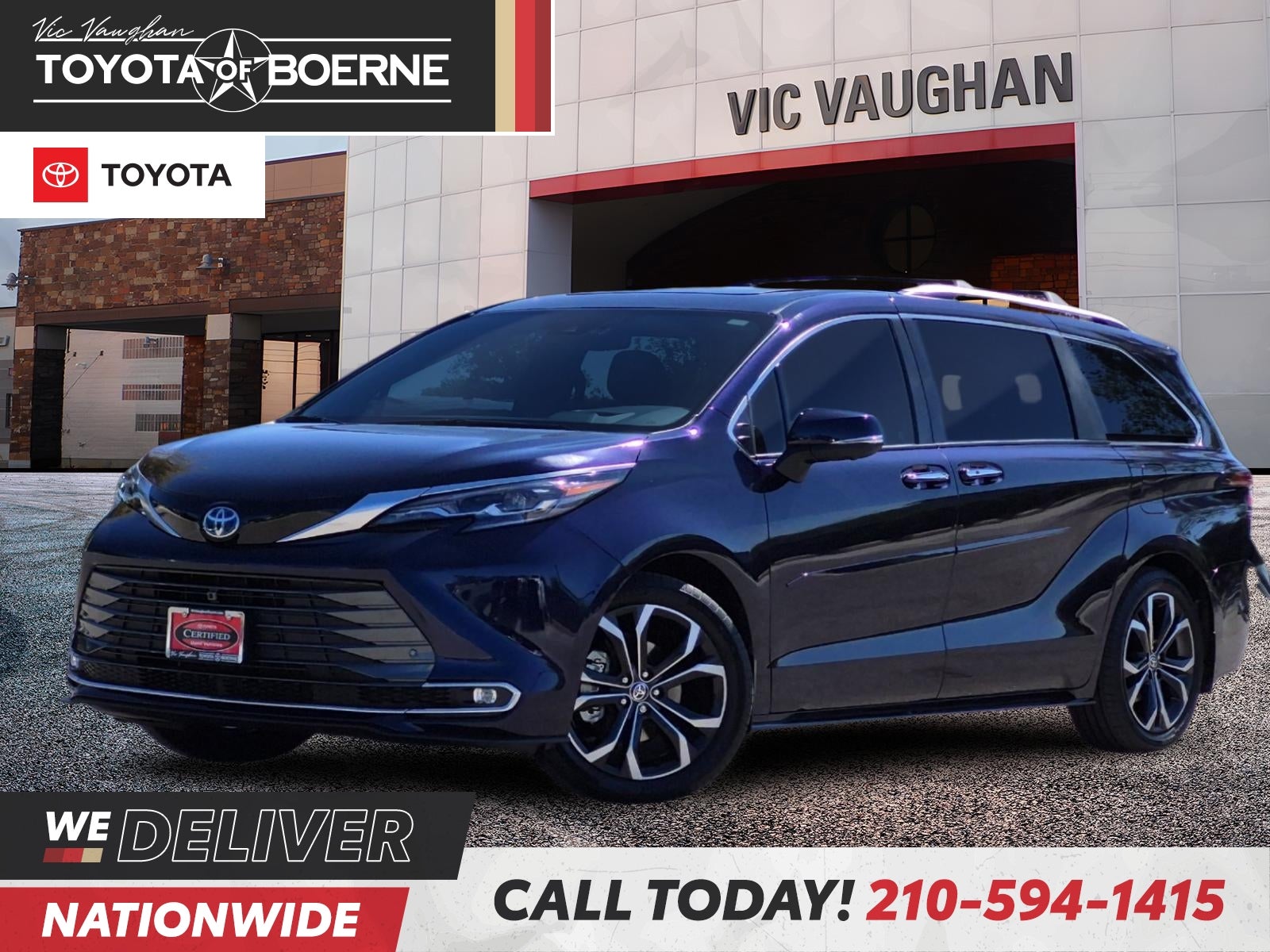 2025 Toyota Sienna Platinum 7 Passenger