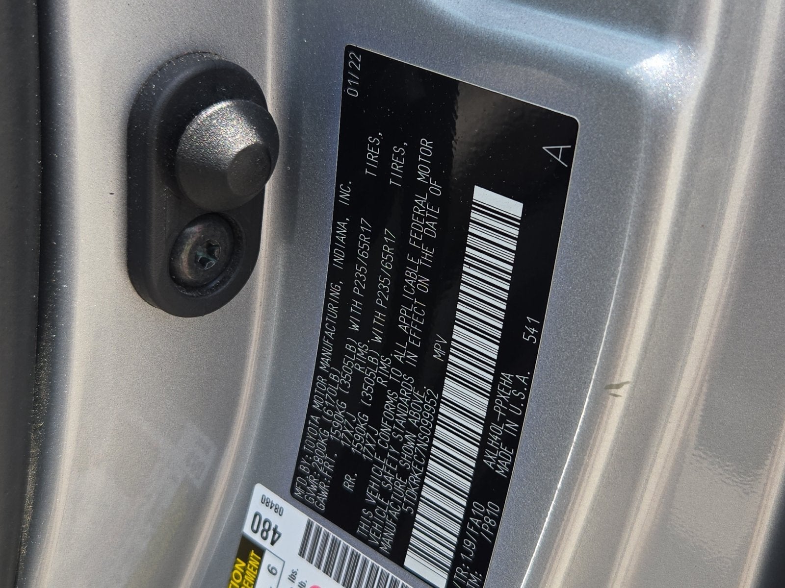 2022 Toyota Sienna LE 8 Passenger
