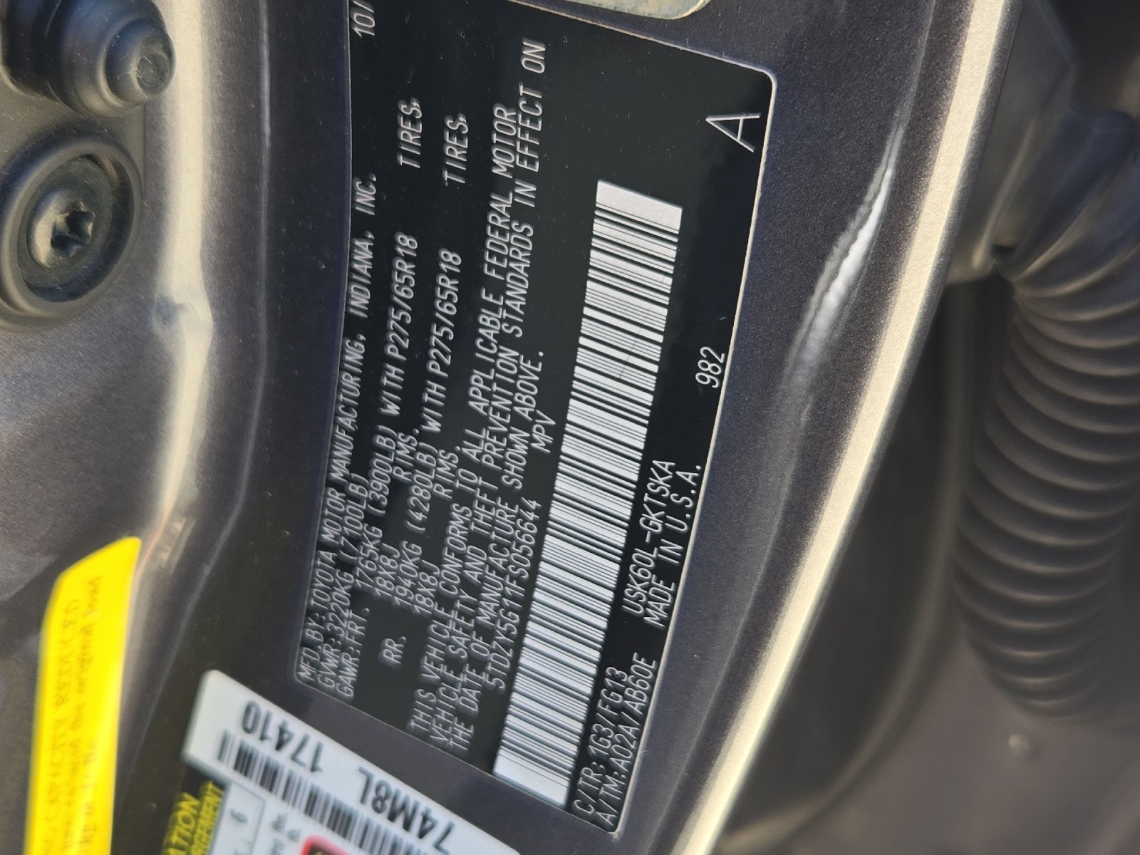2015 Toyota Sequoia SR5 5.7L