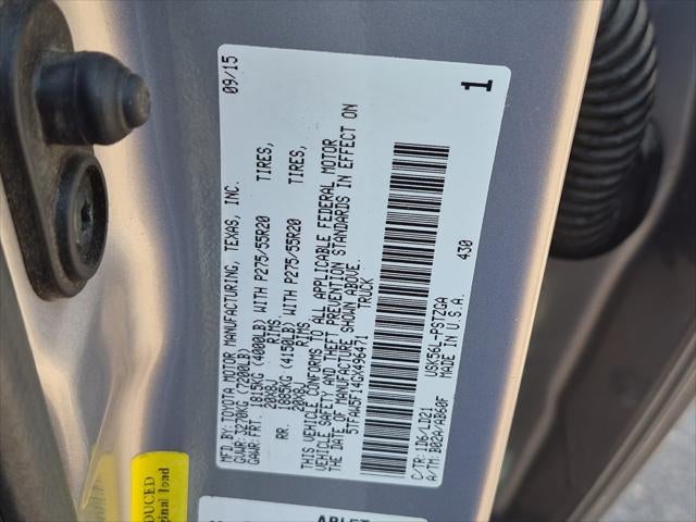 2016 Toyota Tundra 1794 5.7L V8
