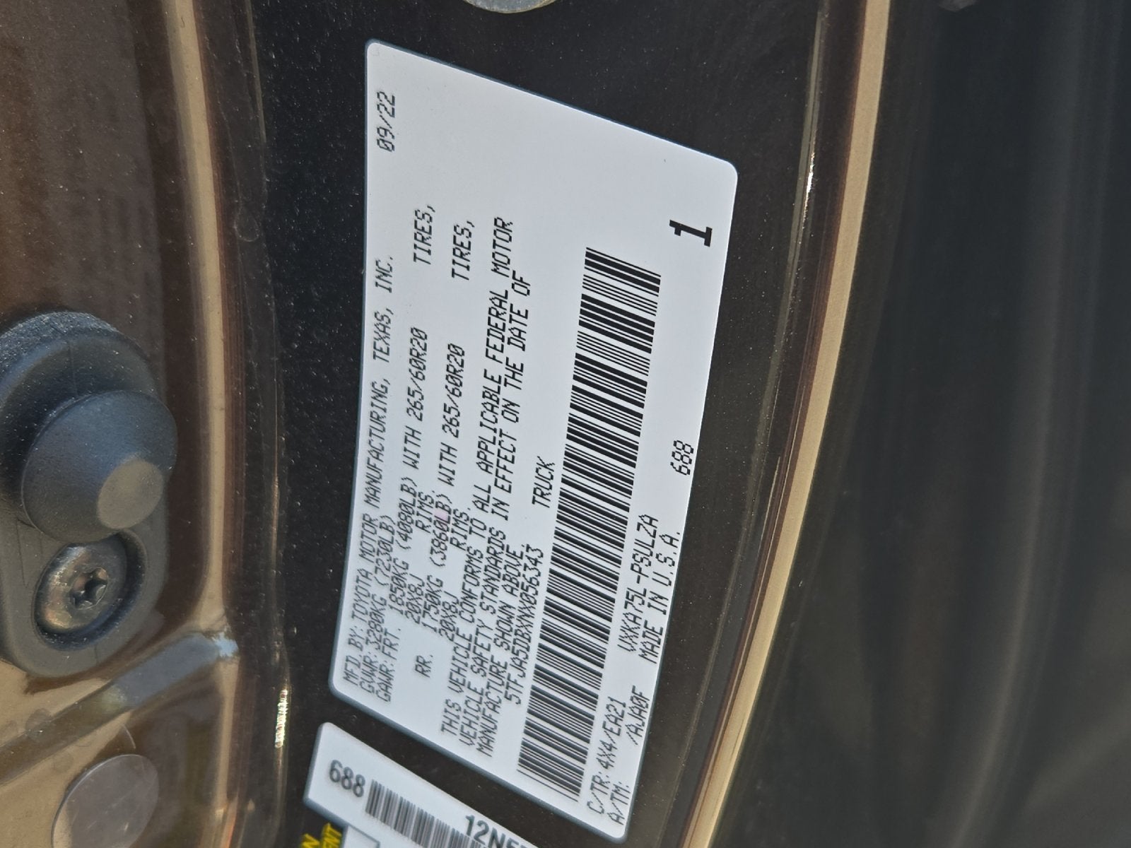 2022 Toyota Tundra Limited