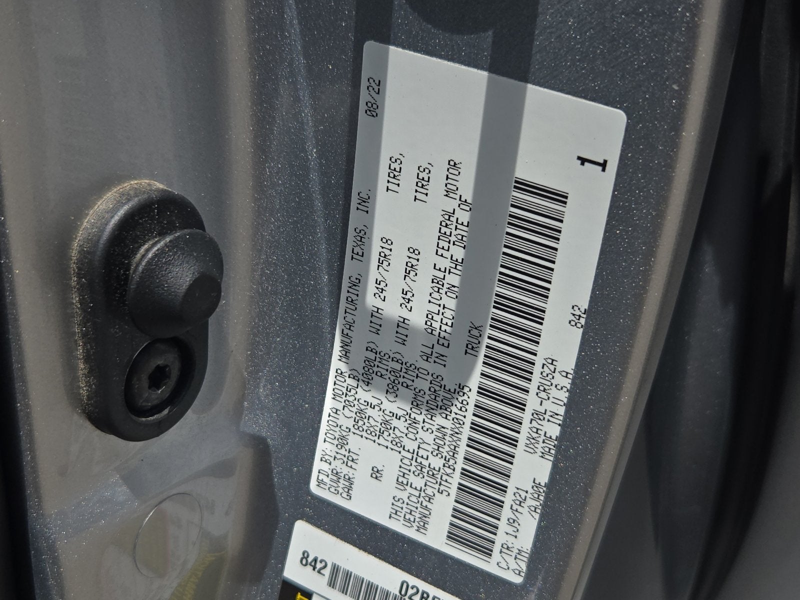 2022 Toyota Tundra SR