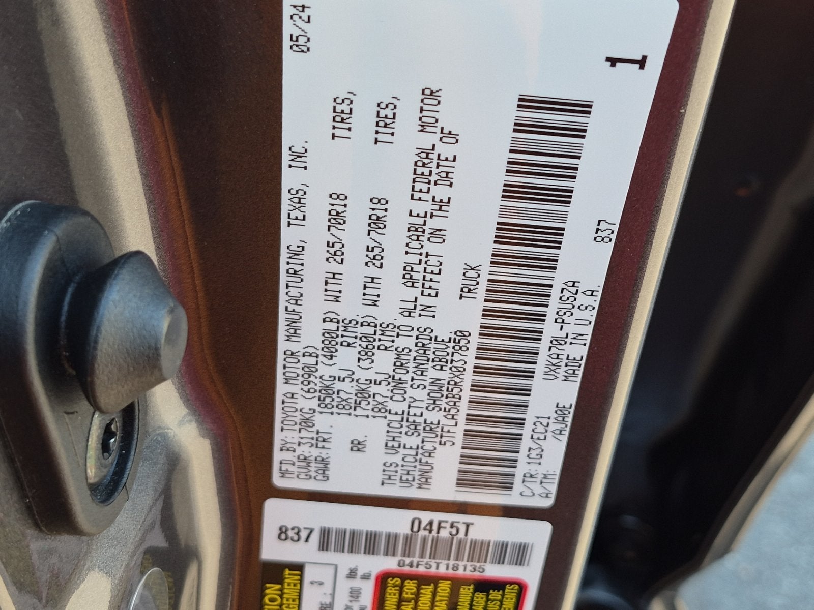 2024 Toyota Tundra SR5