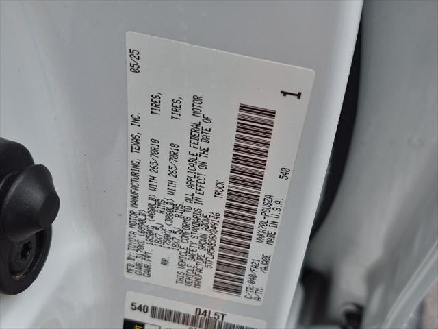 2025 Toyota Tundra SR5