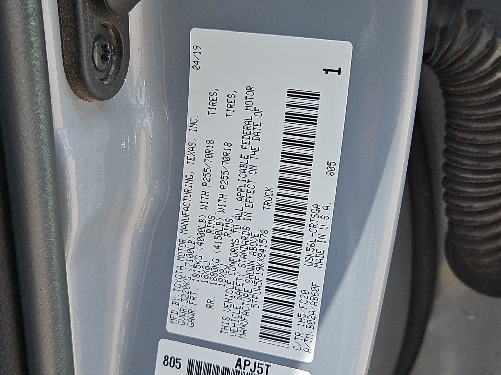 2019 Toyota Tundra SR5