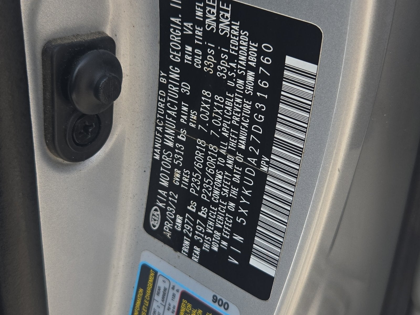 2013 Kia Sorento EX
