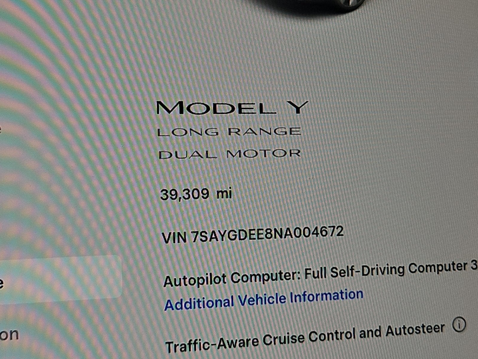 2022 Tesla Y Long Range