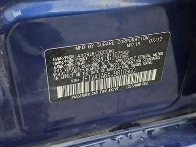 2018 Subaru WRX Base