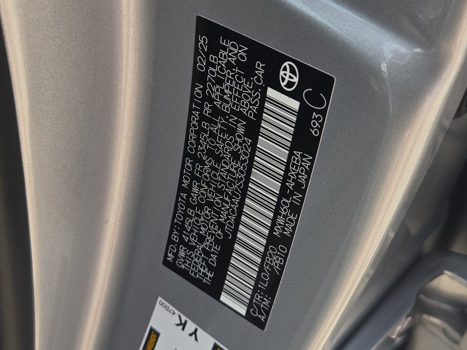 2025 Toyota Prius LE