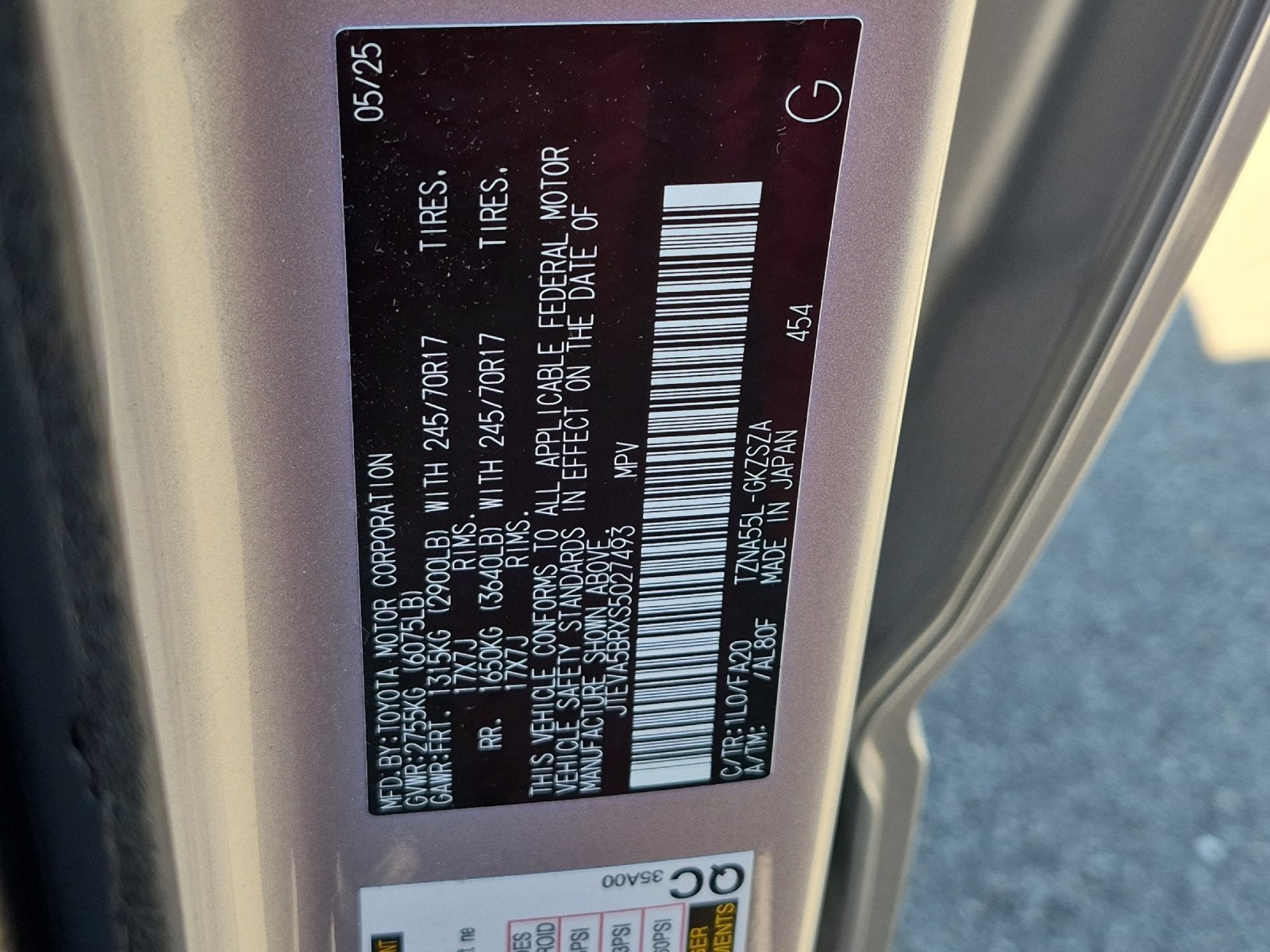 2025 Toyota 4Runner SR5