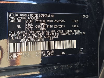 2025 Toyota RAV4 LE