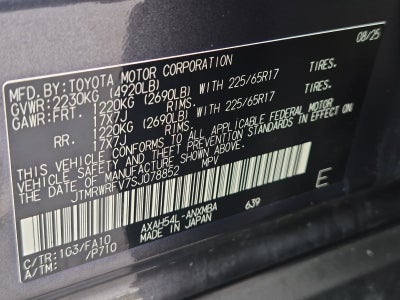 2025 Toyota RAV4 Hybrid XLE