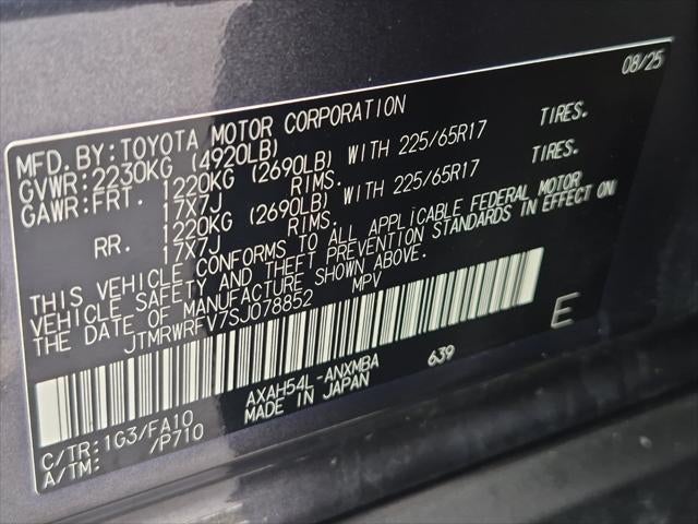 2025 Toyota RAV4 Hybrid XLE
