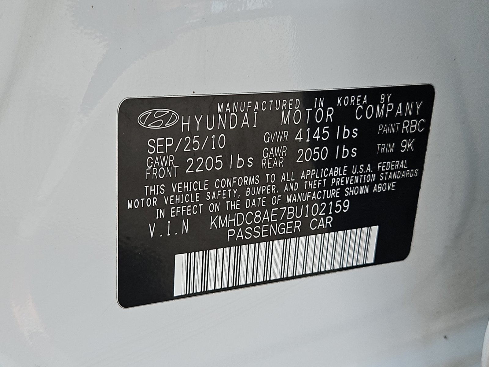 2011 Hyundai Elantra SE