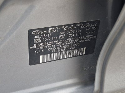 2013 Hyundai Elantra Limited