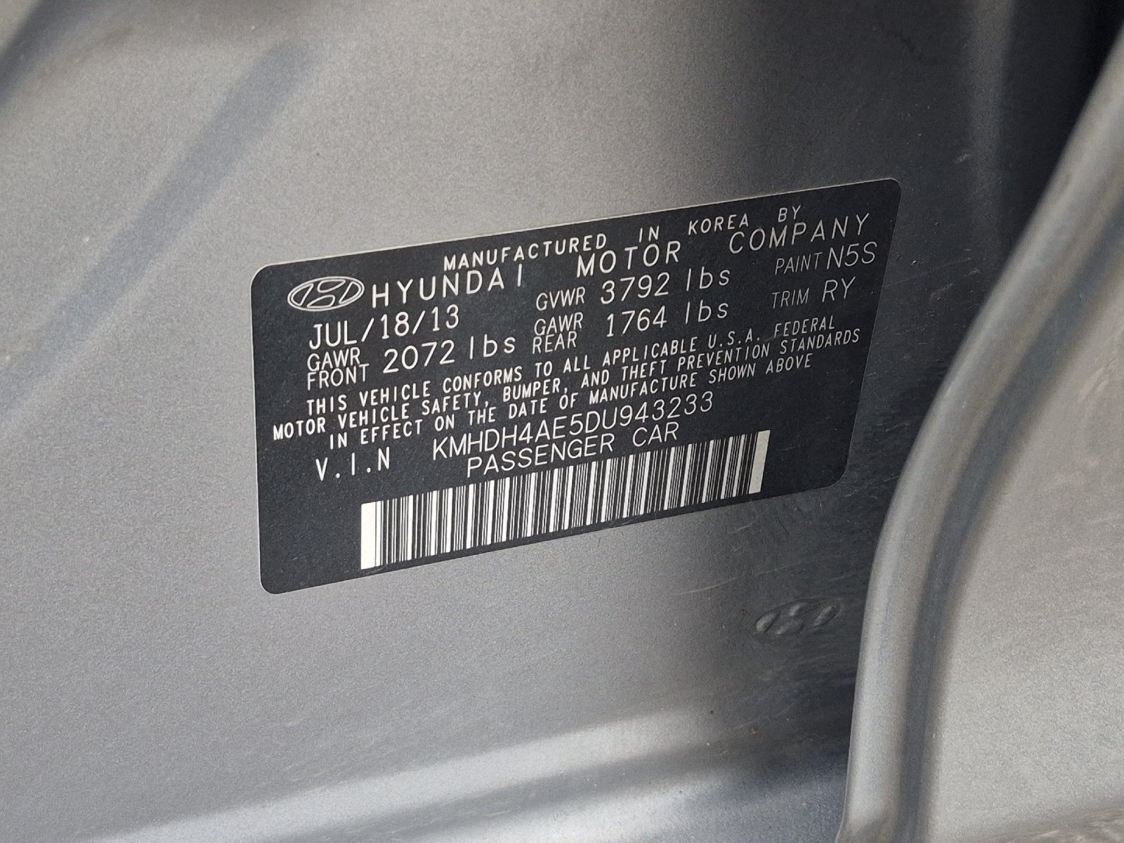 2013 Hyundai Elantra Limited