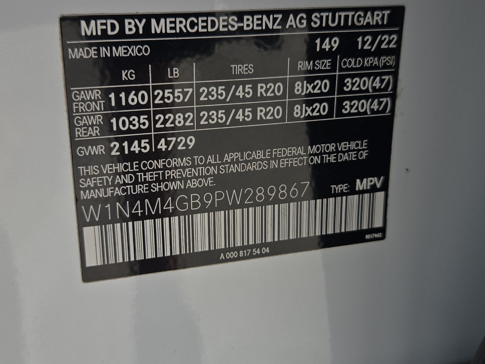 2023 Mercedes-Benz GLB GLB 250
