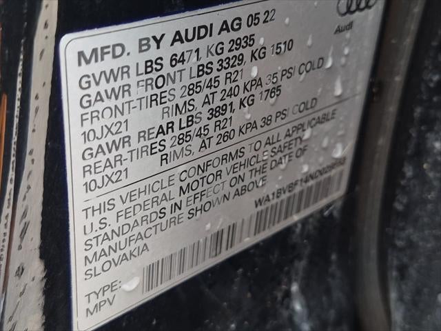 2022 Audi Q8 55 Premium Plus quattro