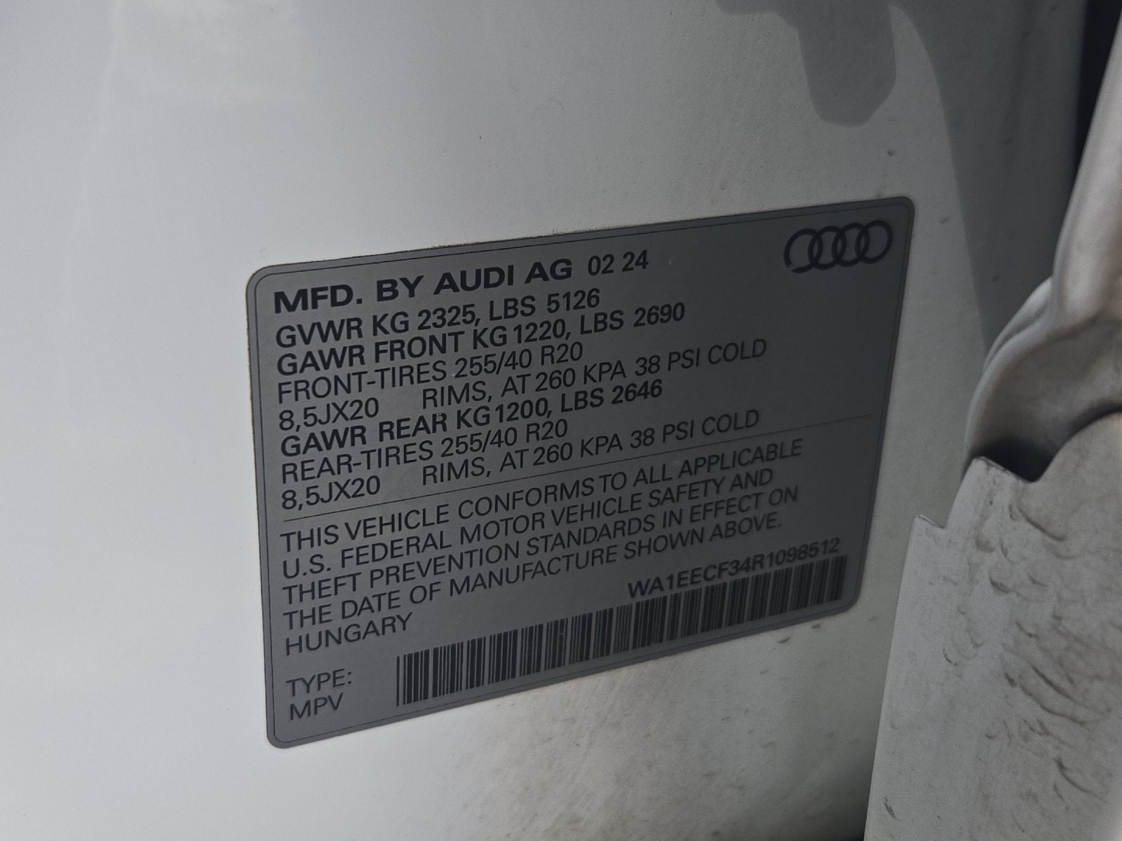 2024 Audi Q3 Premium Plus S Line quattro