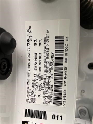 2018 Toyota Tacoma Limited