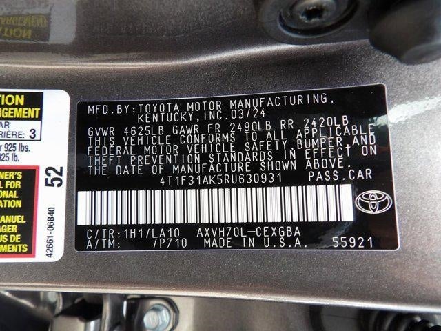 2024 Toyota Camry Hybrid XLE