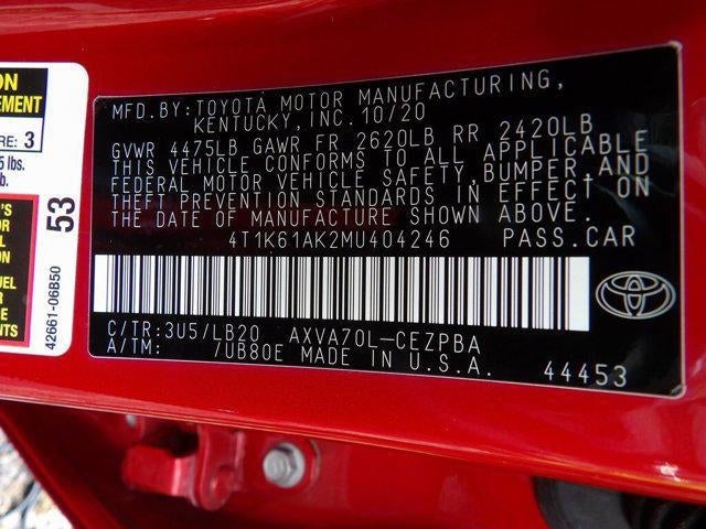 2021 Toyota Camry XSE