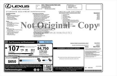 2023 Lexus RZ 450e Luxury