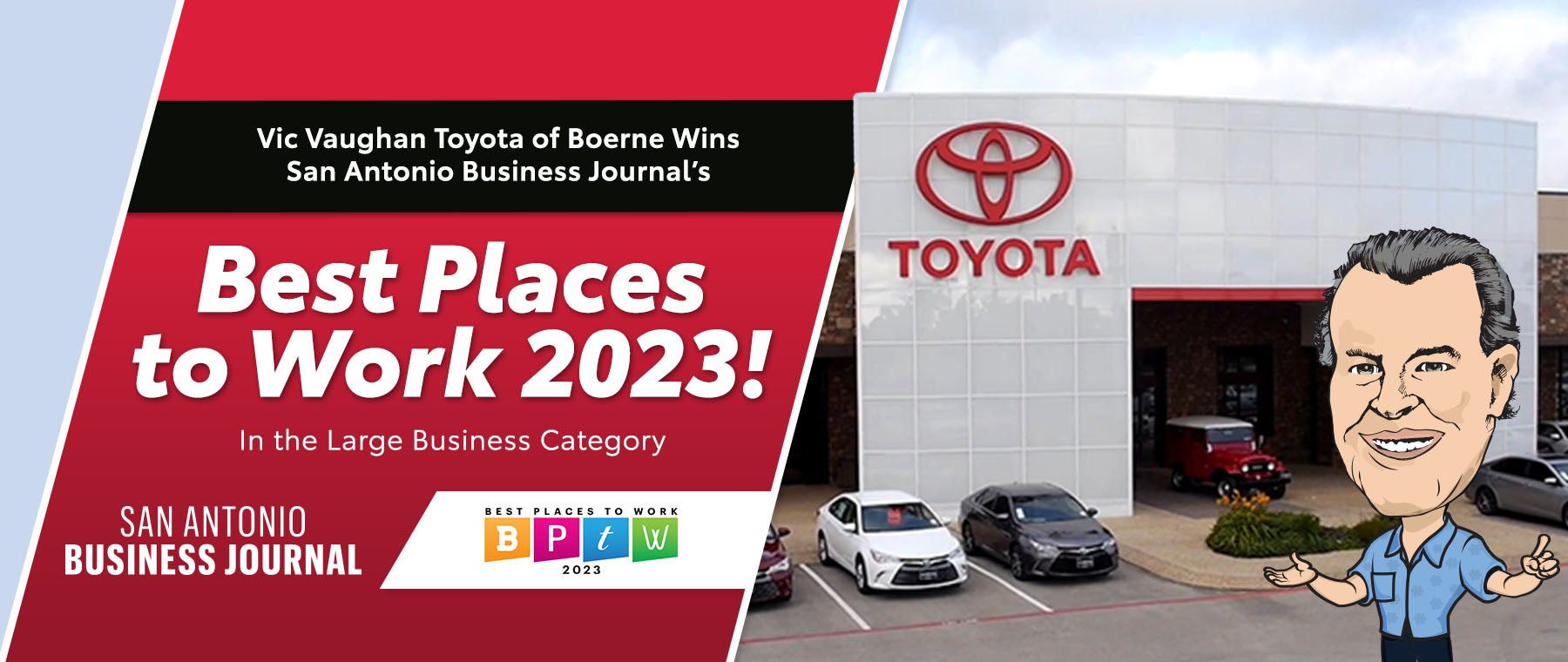 Work for Vic Vaughan Toyota