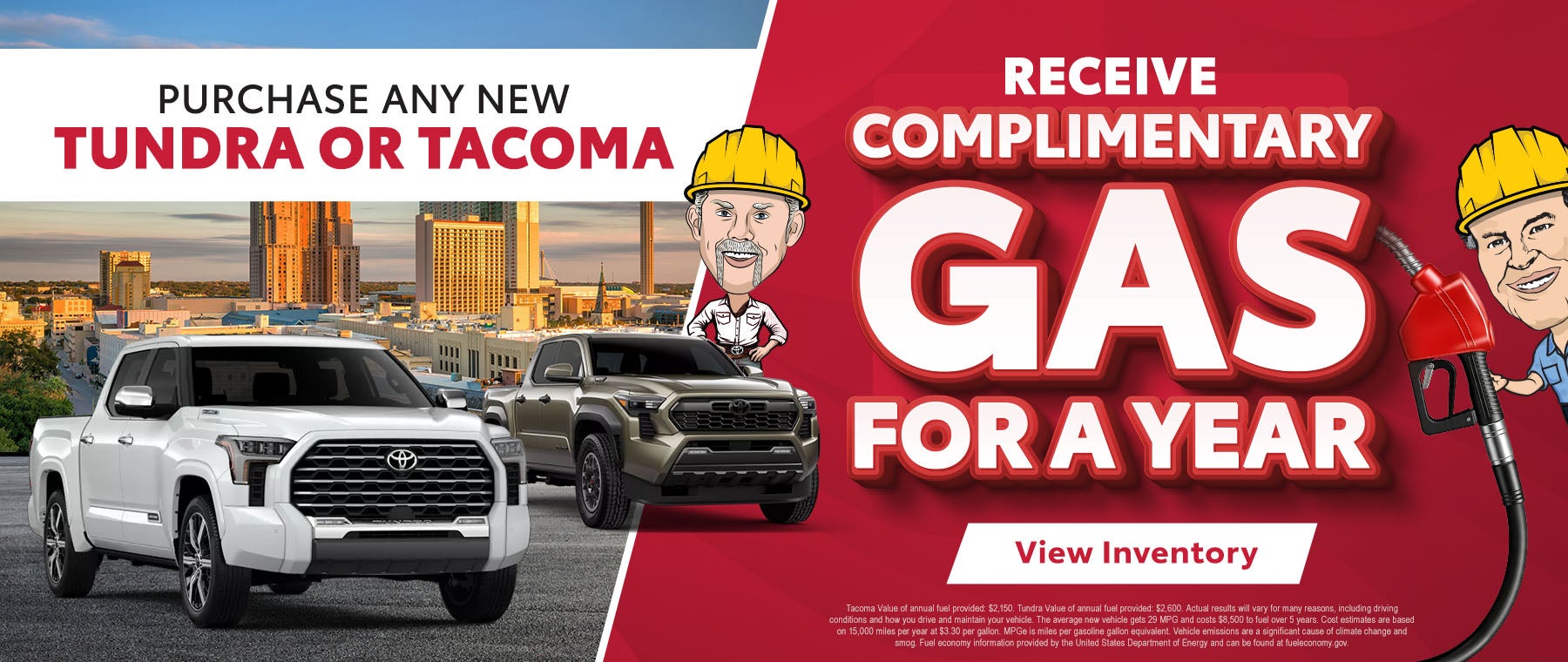Free Gas for a Year